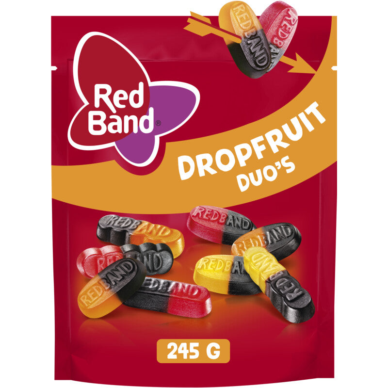 Red Band Dropfruit Duos - Niederländische Süßigkeiten
