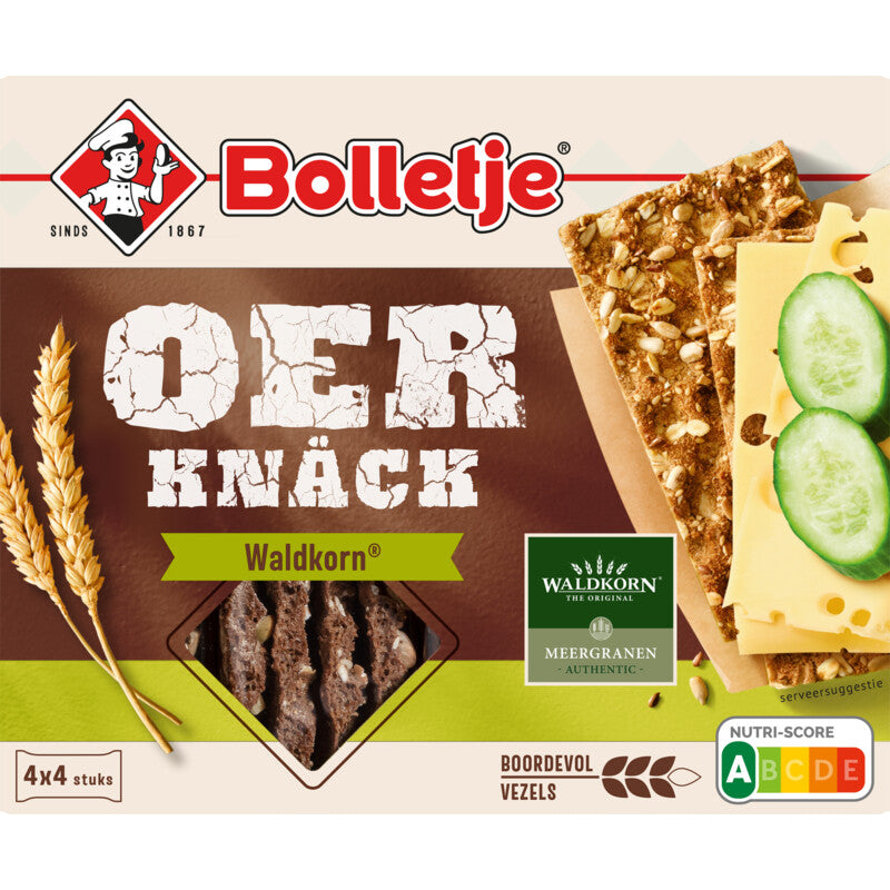 Bolletje Oerknäck Waldkorn - Nederlands Ontbijt