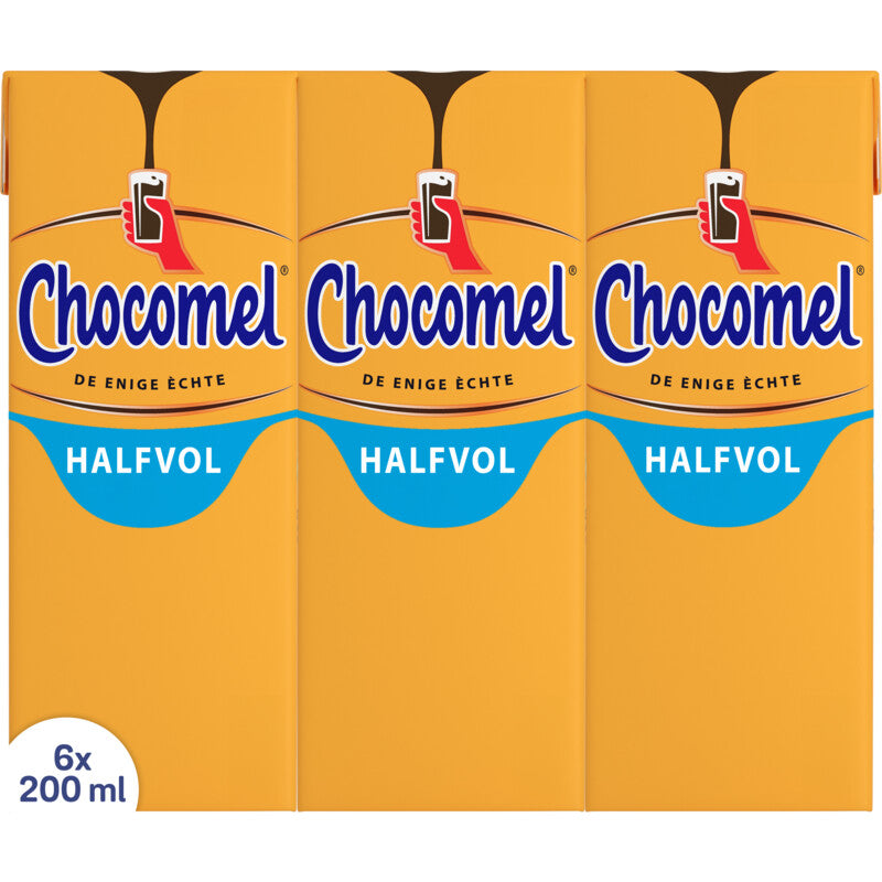 Chocomel Half-skimmed - 6x 200 ml - Chocolate milk