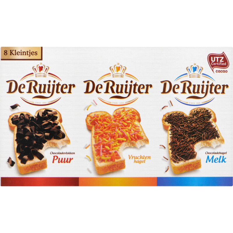 De Ruijter Kleintjes - Streusel 140 g - Sandwichbelag aus den Niederlanden