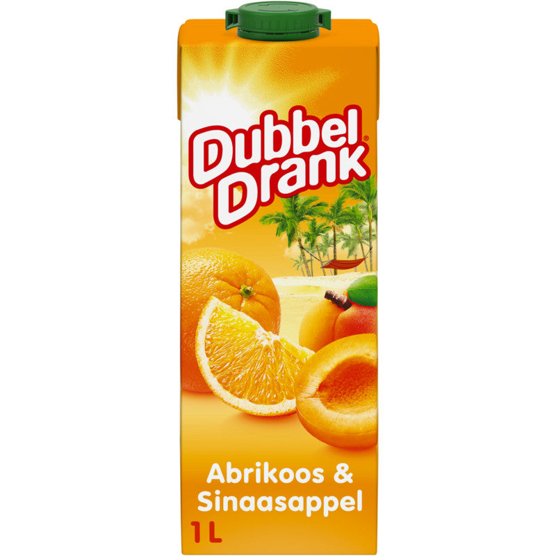 DubbelDrank Aprikose und Orange - Niederländisches Fruchtgetränk