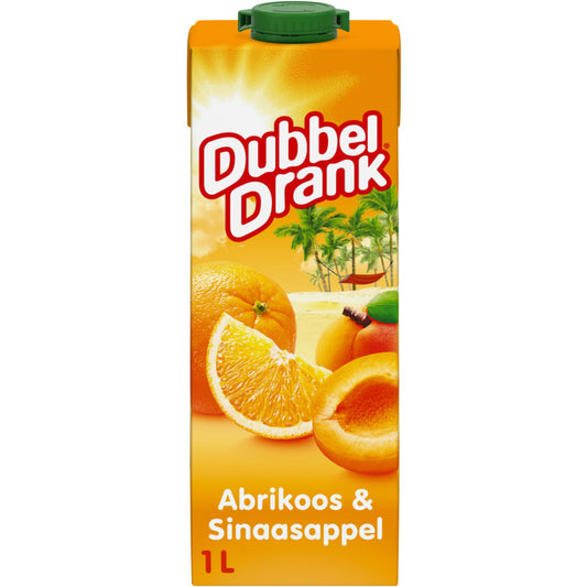 DubbelDrank Aprikose und Orange - Niederländisches Fruchtgetränk