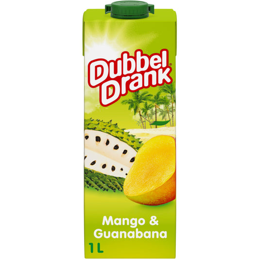 DubbelDrank Mango und Guanabana - Fruchtgetränk - 1 Liter