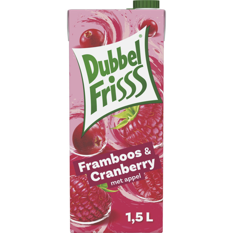 Double Frisss - Himbeere Cranberry - 1,5 Liter - Fruchtgetränk