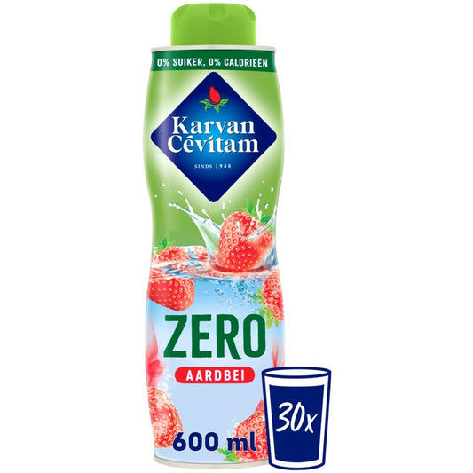 Karvan Cevitam Sirup – Strawberry Zero – Niederländische Limonade