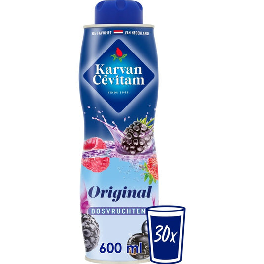 Karvan Cevitam Sirup - Waldfrüchte - Limonadenstarter aus den Niederlanden