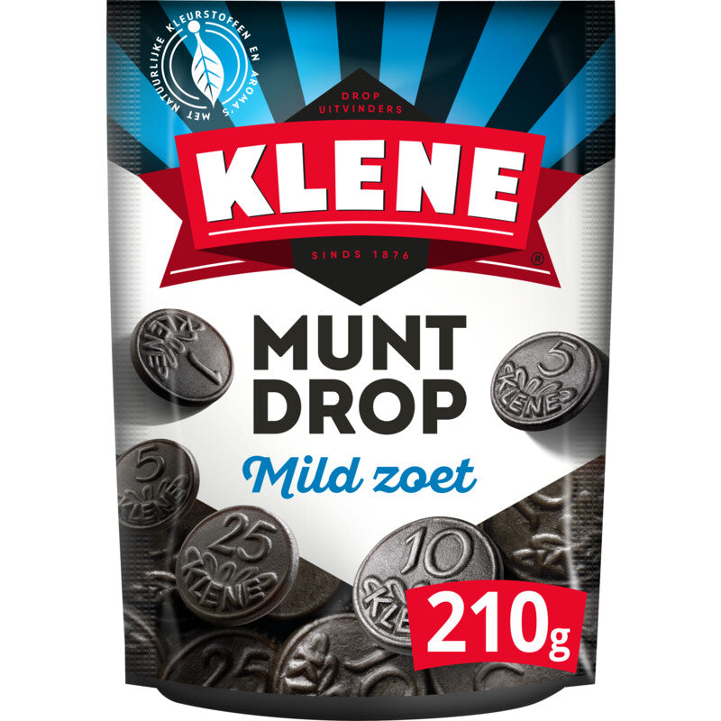 Klene Muntdrop Mild Süß - Niederländische Süßigkeiten