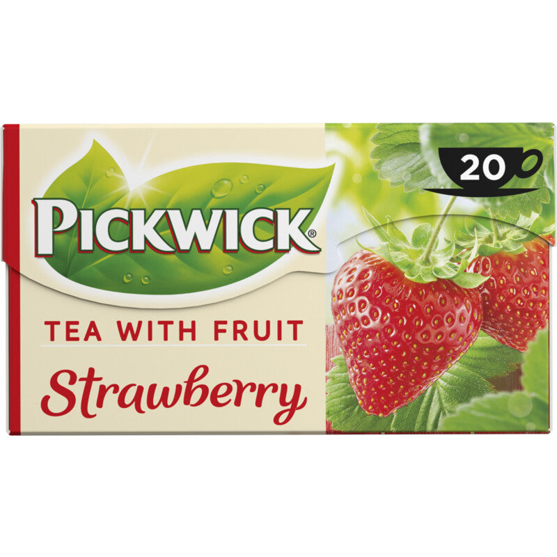 Pickwick Tea with fruit Strawberry - Nederlandse Thee
