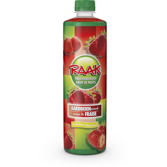 Raak Sirup - Erdbeere - Limonadenstarter aus den Niederlanden