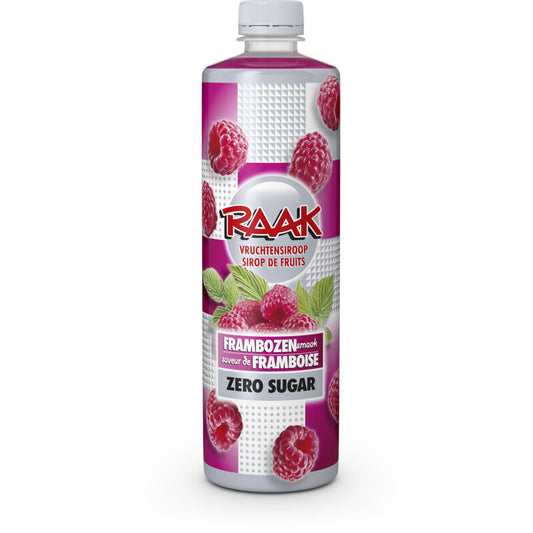Raak Sirup - Himbeere ohne Zucker - Niederländische Limonade