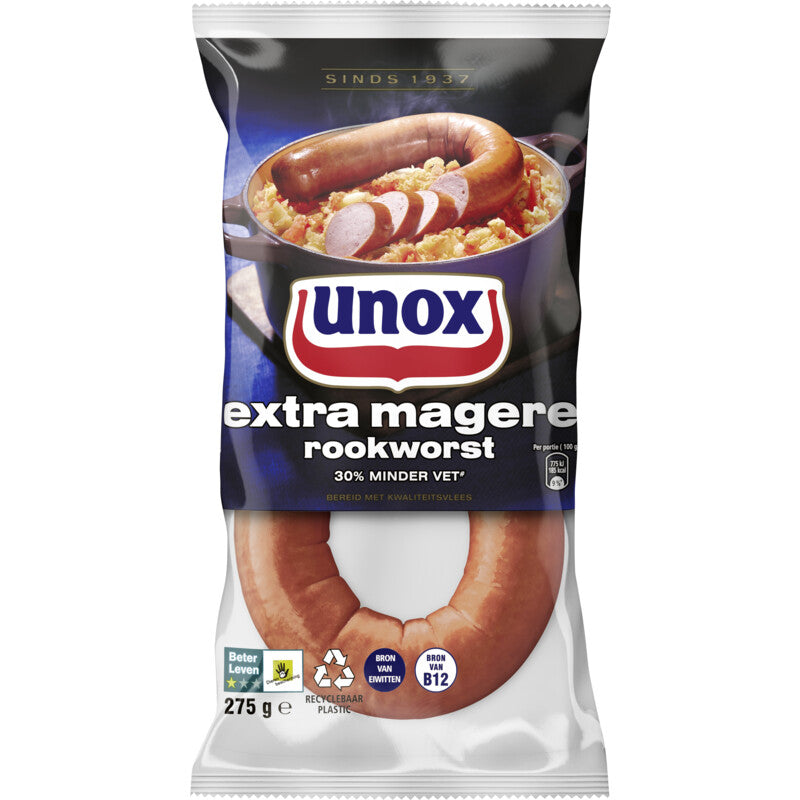 Unox Extra Lean Smoked Sausage - Dutch Delicacies