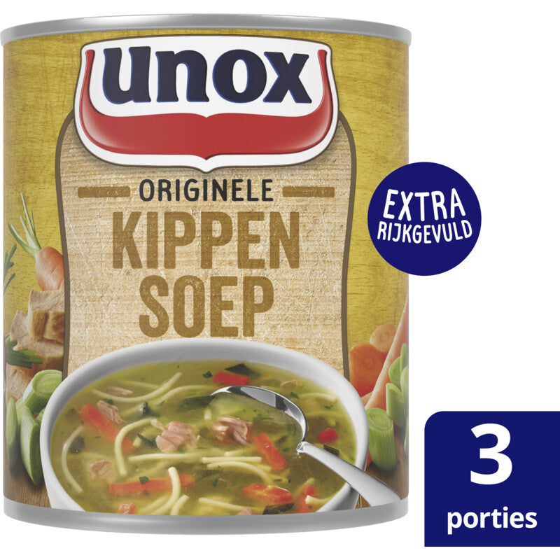Unox Original Hühnersuppe 3 Portionen - Niederländische Suppen