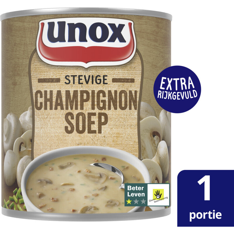 Unox Herzhafte Pilzsuppe 1 Portion - Niederländische Suppe