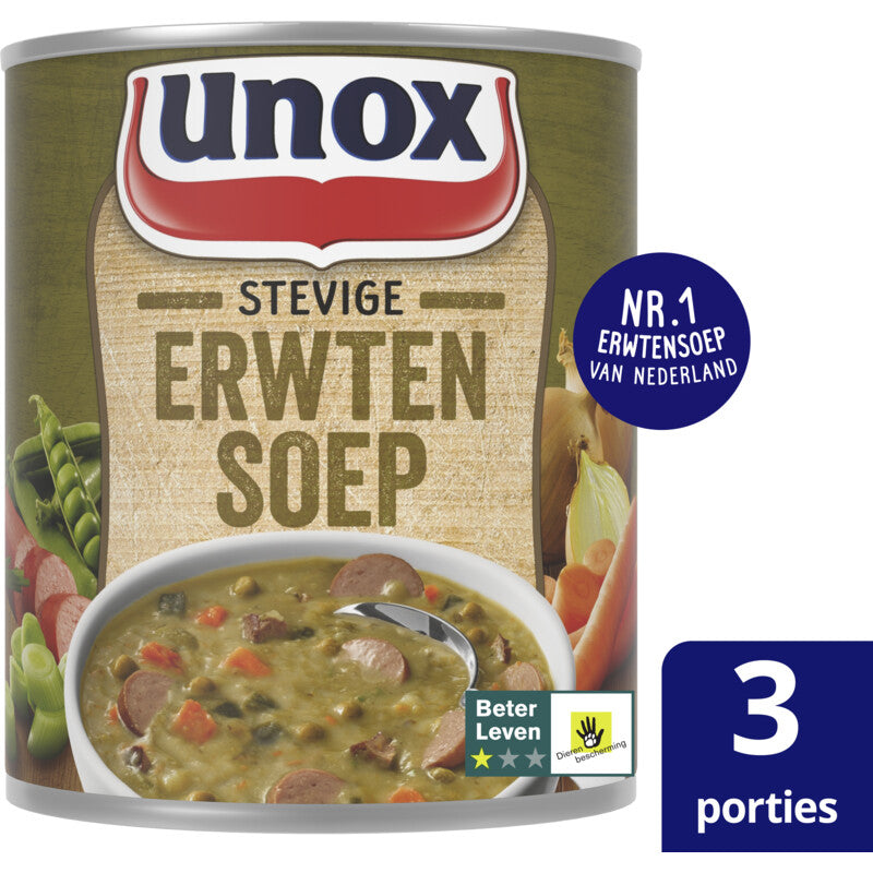Unox Herzhafte Erbsensuppe 3 Portionen - Niederländische Suppe