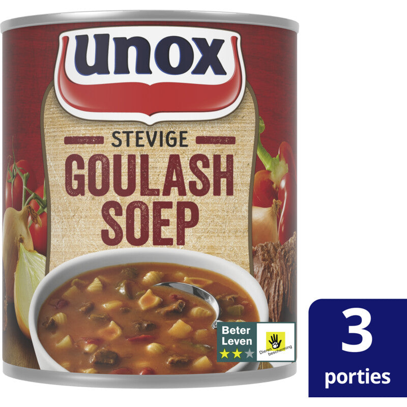 Unox Herzhafte Gulaschsuppe 3 Portionen - Niederländische Suppen