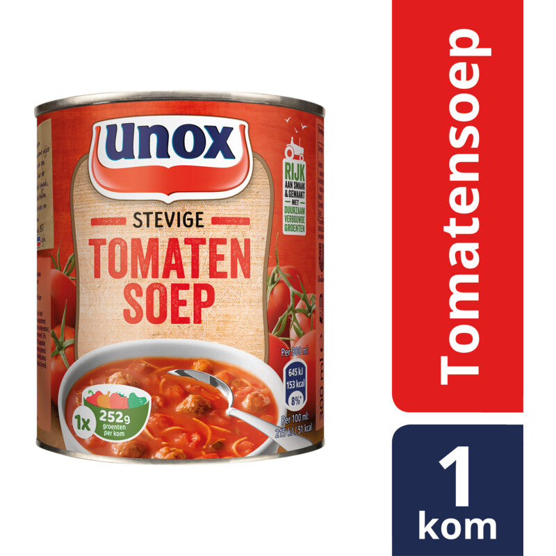 Unox Stevige Tomatensoep 1 portie - Nederlandse Soep