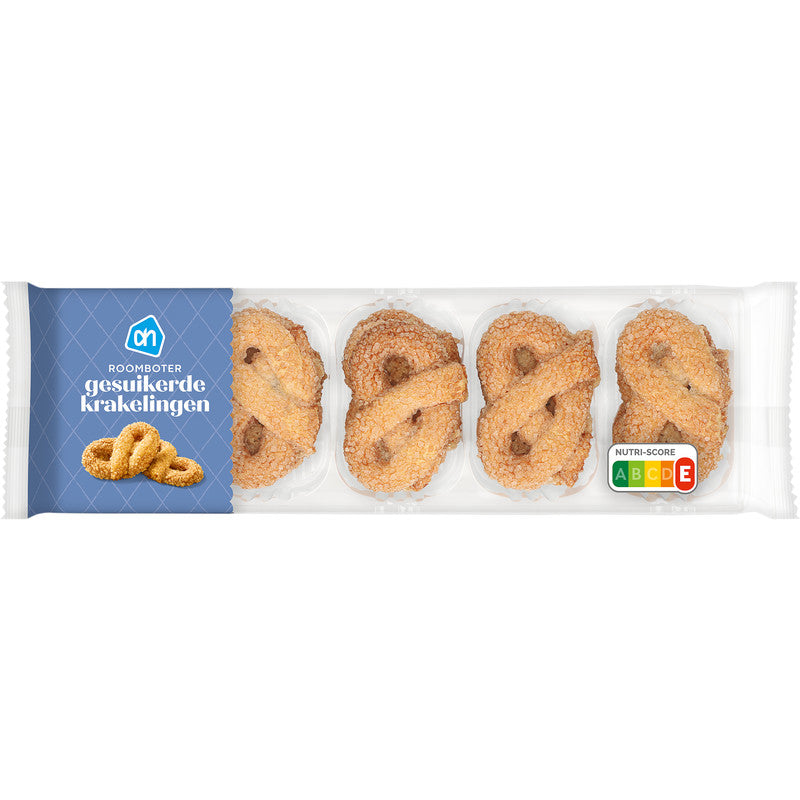 AH Roomboter Gesuikerde krakelingen - Nederlandse koekjes