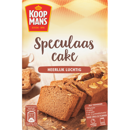 Koopmans Speculaascake Bakmix 400 gram