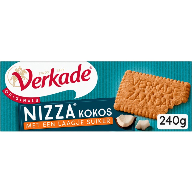 Verkade Nizza Kokos - Nederlandse Koekjes