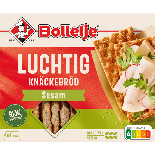 Bolletje Luchtig Knäckebröd Sesam - Nederlands Ontbijt