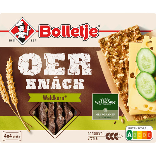 Bolletje Oerknäck Waldkorn - Nederlands Ontbijt