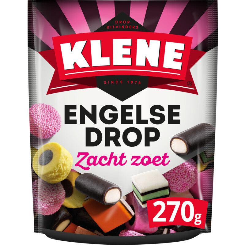 Klene Engelse Drop Zacht Zoet - Nederlandse zoetigheden