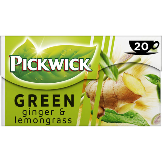 Pickwick Green Ginger & Lemongrass - Nederlandse Thee